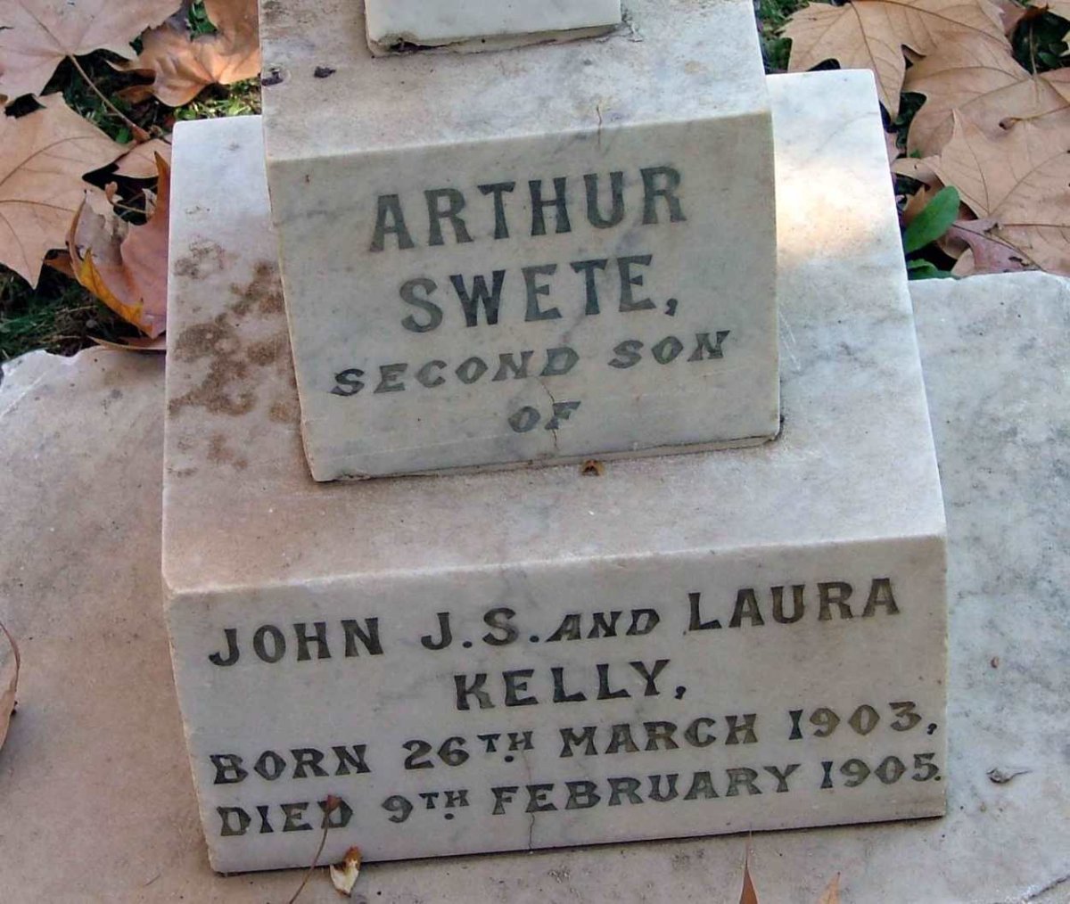KELLY Arthur Swete 1903-1905