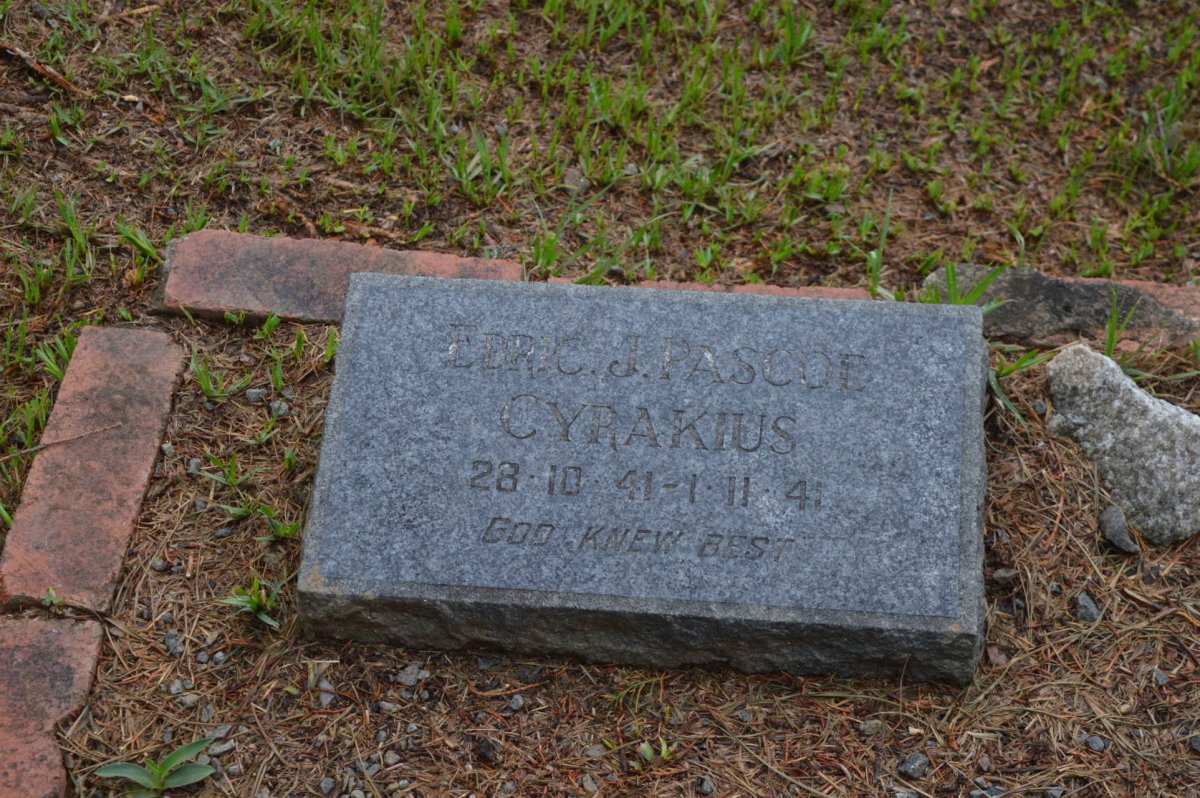 CYRAKIUS Edric J. Pascoe 1941-1941