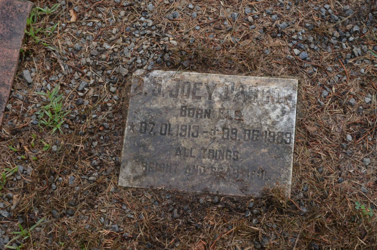 PASCOE J.S. Joey nee ELS 1913-1989