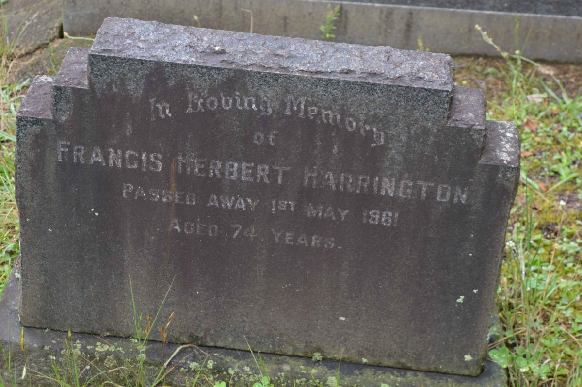 HARRINGTON Francis Herbert -1961