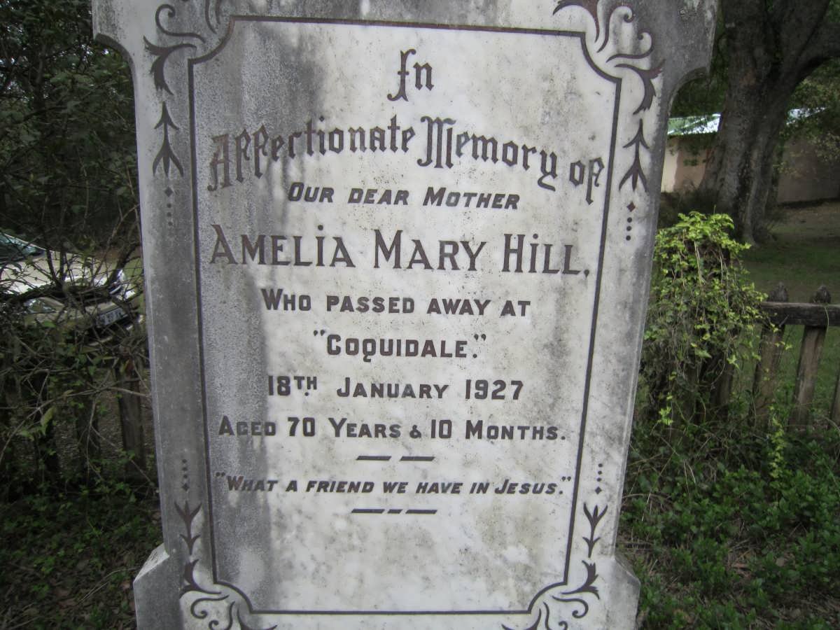 HILL Amelia Mary -1927