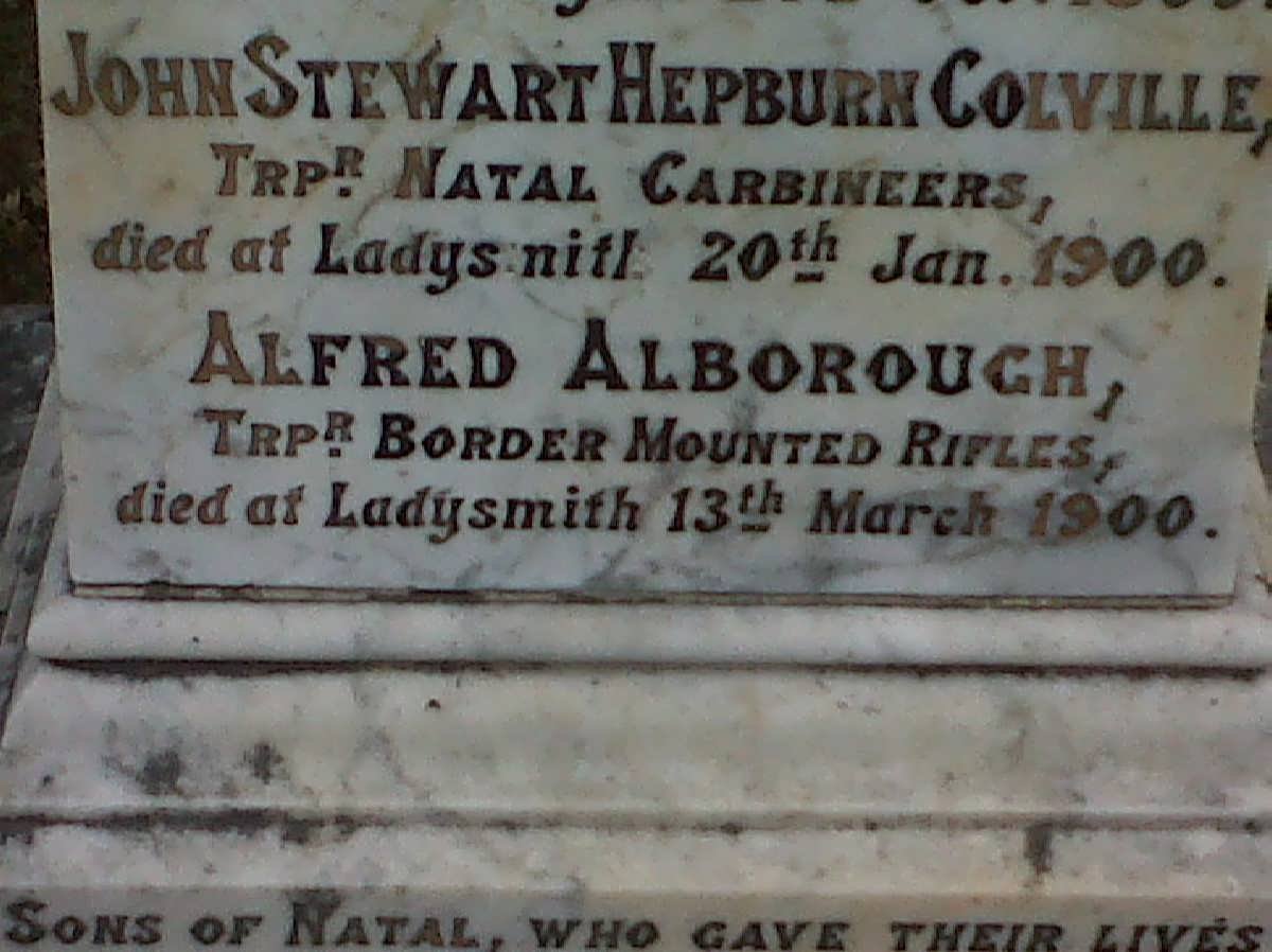 COLVILLE John Stewart Hepburn -1900 :: ALBOROUGH Alfred -1900
