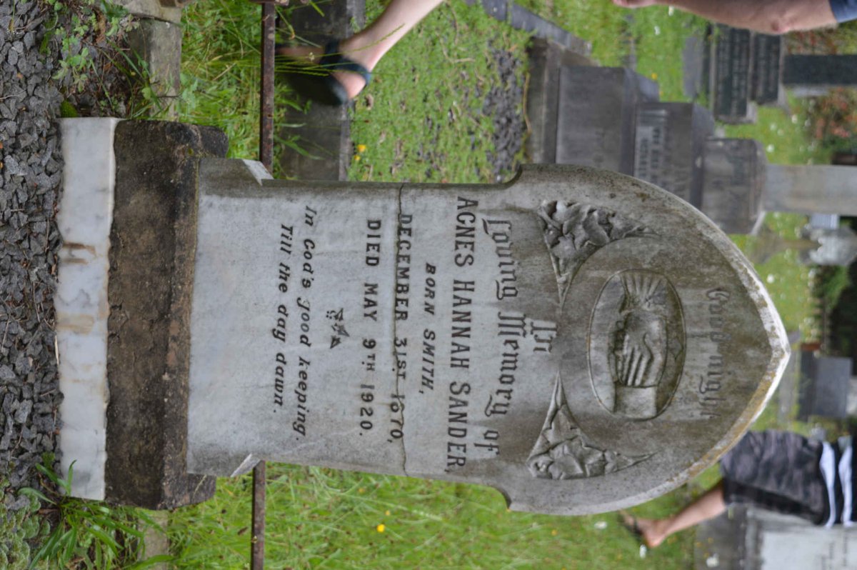 SANDER Agnes Hannah nee SMITH 1870-1920
