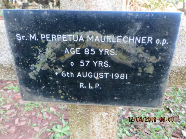 MAURLECHNER Perpetua -1981