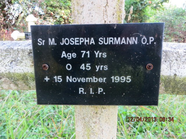 SURMANN Josepha -1995