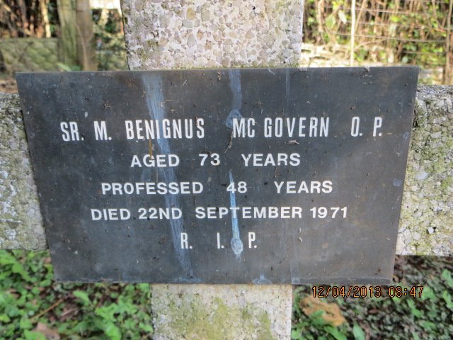 McGOVERN Benignus -1971