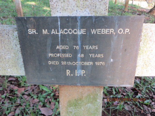 WEBER Alacoque -1976