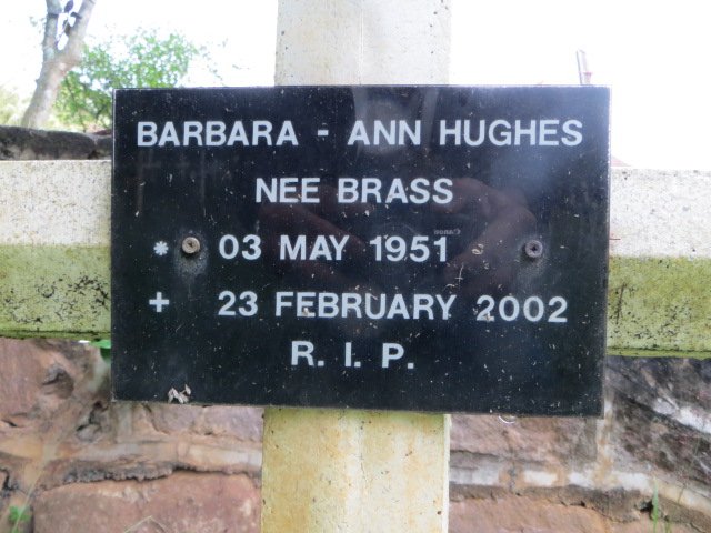 HUGHES Barbara-Ann nee BRASS 1951-2002