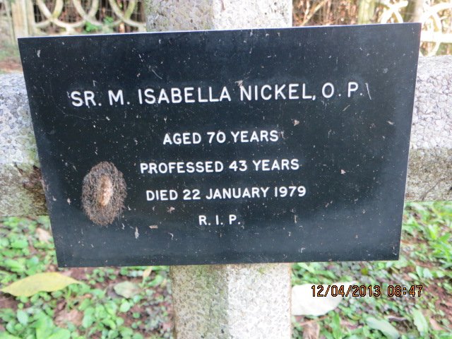 NICKEL Isabella -1979