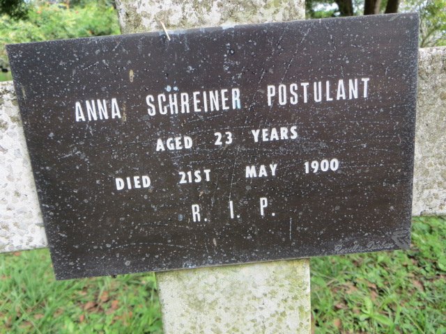 SCHREINER Anna -1900