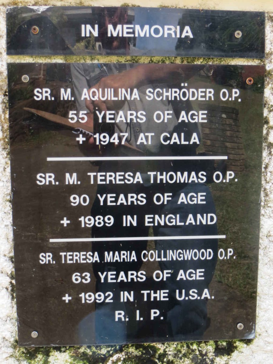 THOMAS Teresa -1989 :: COLLINGWOOD Teresa Maria -1992 :: SCHRODER Aquilina -1947