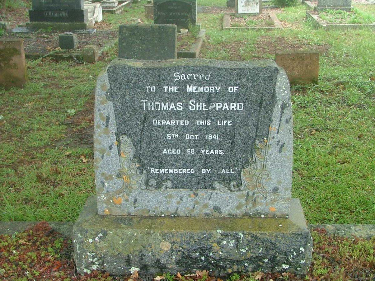 SHEPPARD Thomas   -1941