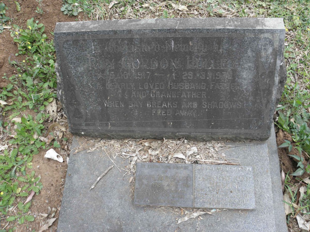 HULLEY Roy Gordon 1917-1979 :: HULLEY Roger Rex 1945-1996 &amp; Dorothy Joan -2007