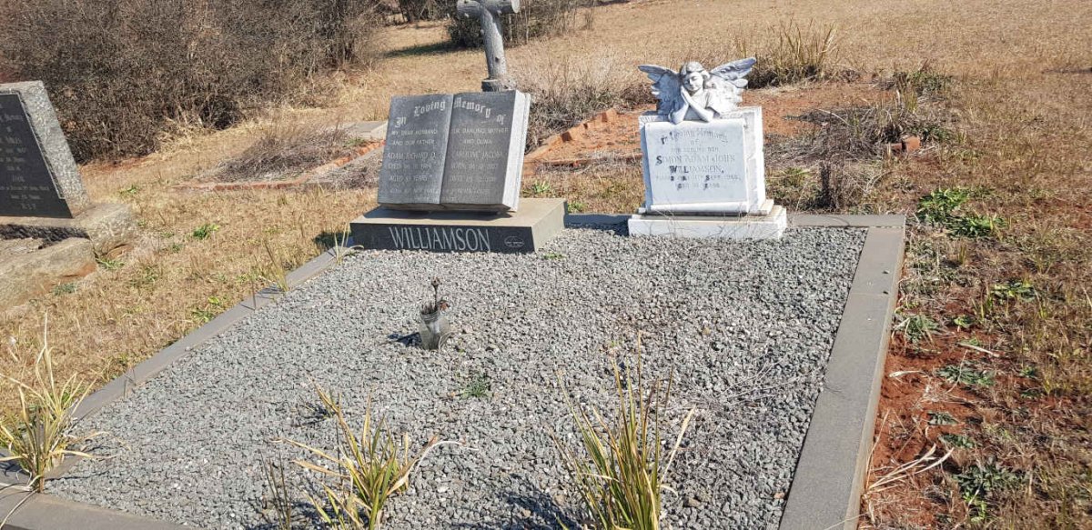 WILLIAMSON Adam Richard D. -1969 &amp; Carolina Jacoba 1927-2016 :: WILLIAMSON Simon Adam John -1966