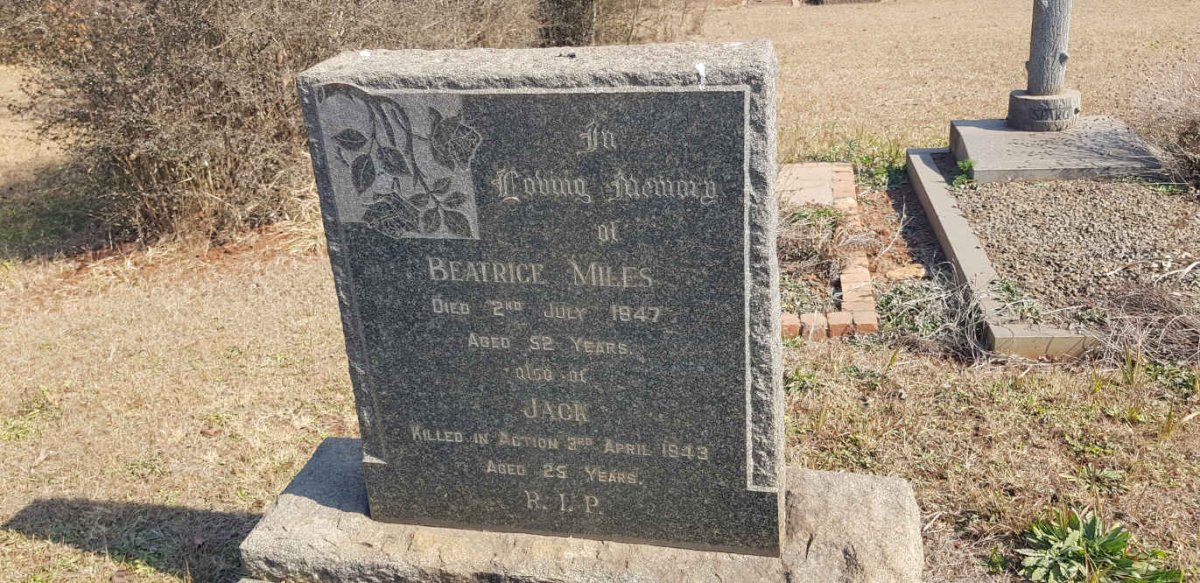 MILES Beatrice -1947 :: MILES Jack -1943