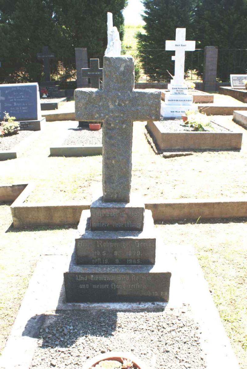 ROHWER Anne nee ?  1879-1965