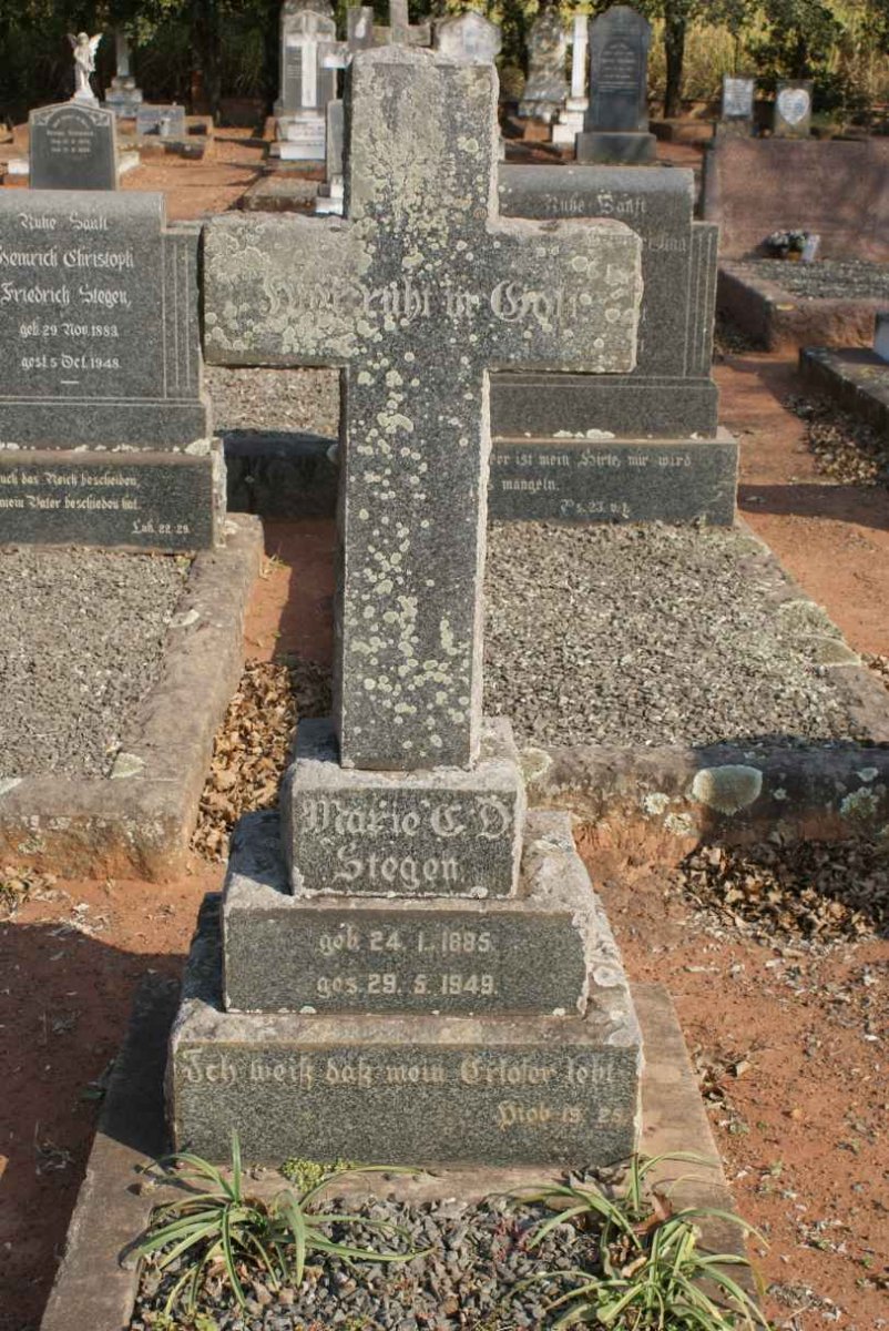 STEGEN Marie C.D. 1885-1949