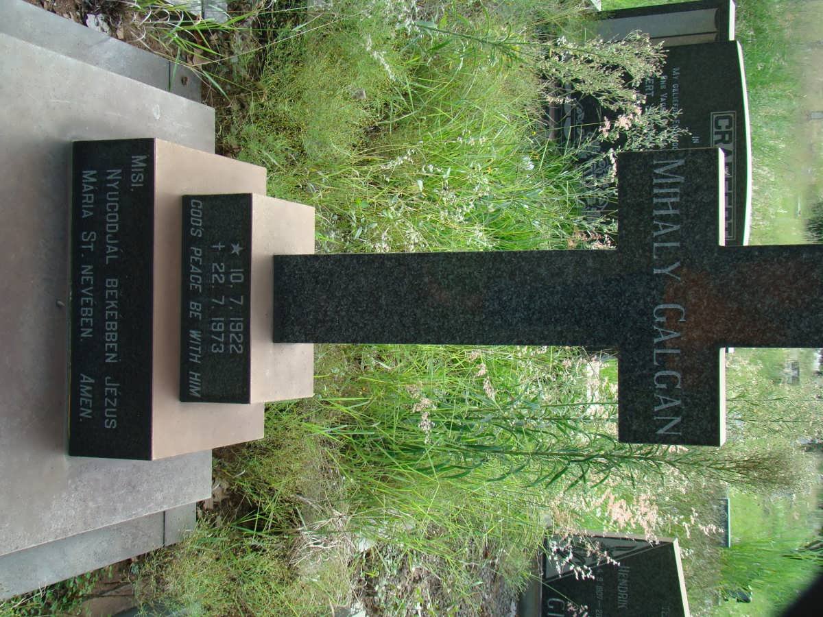 MIHALY Galgan 1922-1973