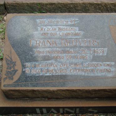 REDVERS Frank -1959