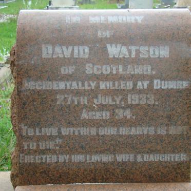 WATSON David -1933