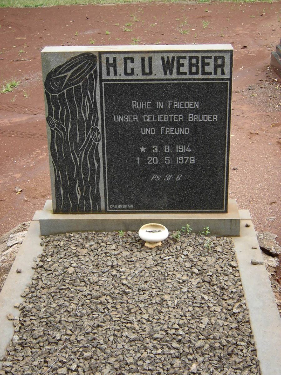 WEBER H.C.U. 1914-1978
