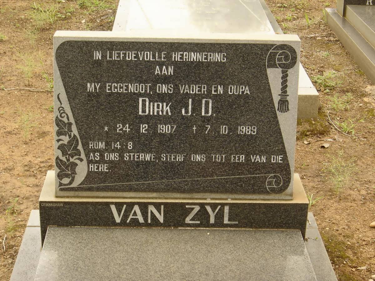 ZYL  J.D., van 1907-1989