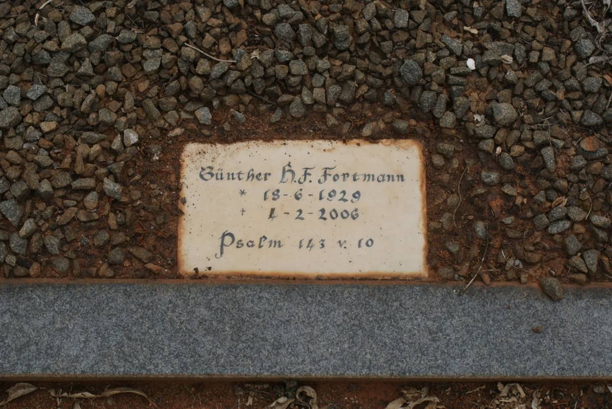 FORTMANN Günther H.F. 1929-2006
