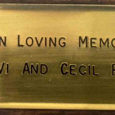 PORTER Cecil & Vi
