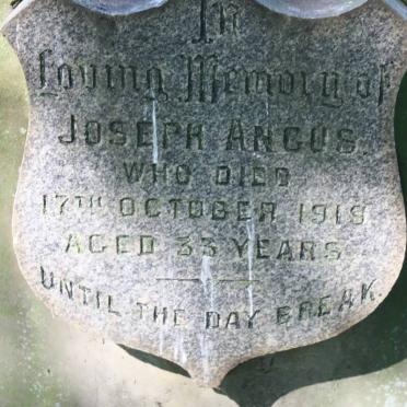 ANGUS Joseph -1919