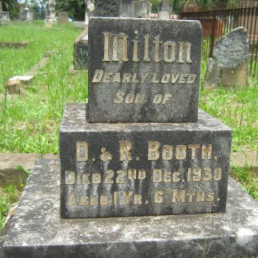 BOOTH Milton -1930