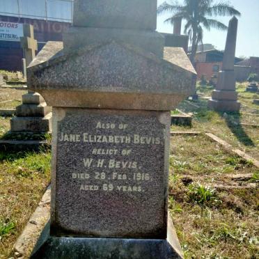 BEVIS Jane Elizabeth -1916