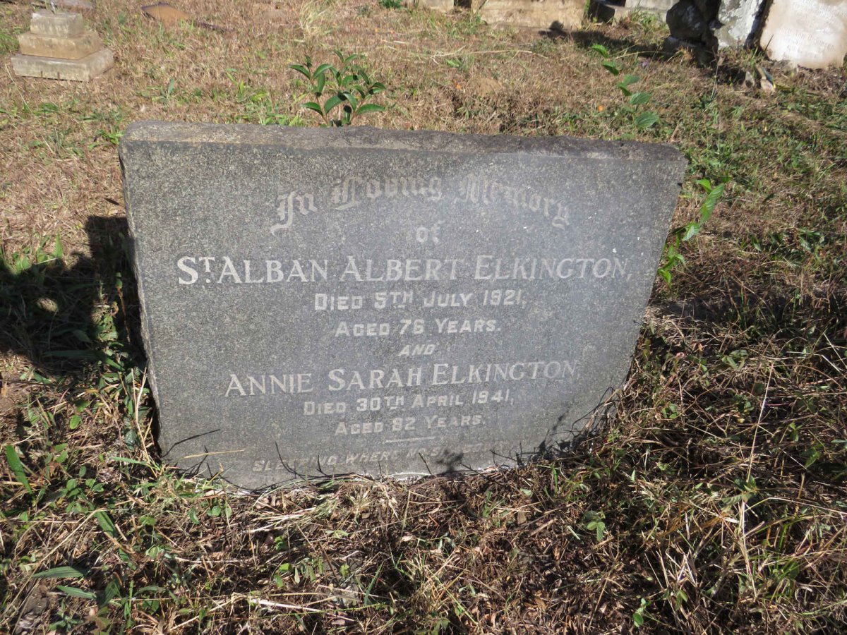 ELKINGTON St. Alban Albert -1921 & Annie Sarah -1941