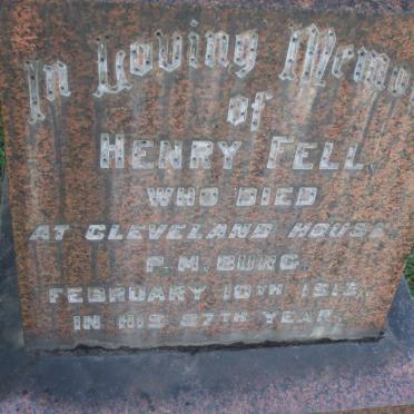 FELL Henry -1913