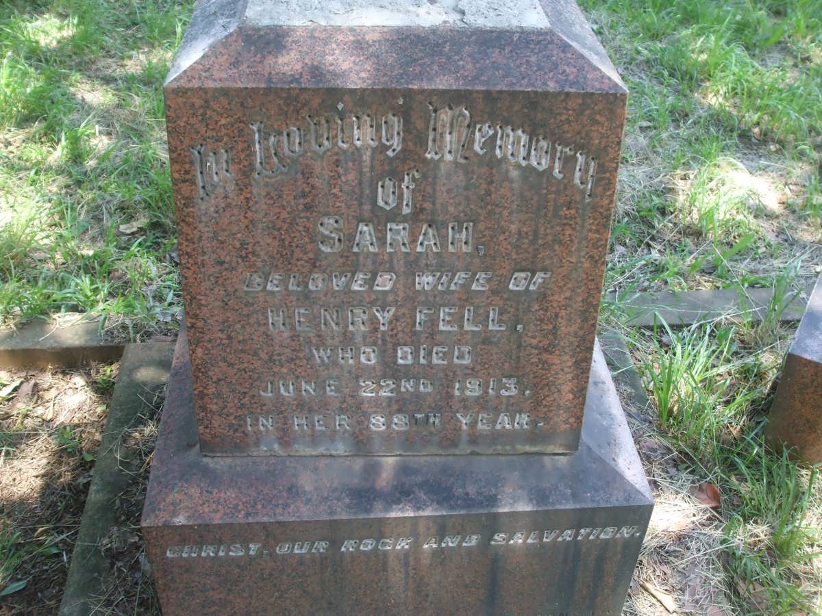 FELL Sarah -1913