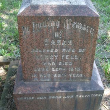 FELL Sarah -1913