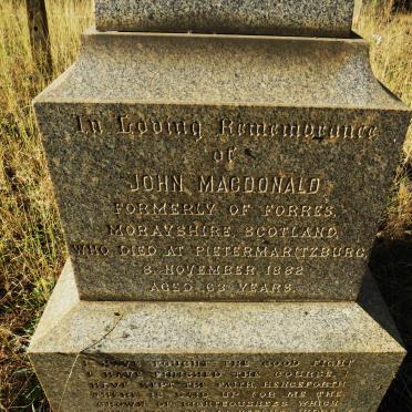 MACDONALD John -1882