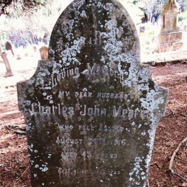 MEARES Charles John -1916
