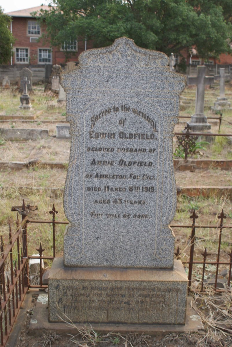 OLDFIELD Edwin -1919