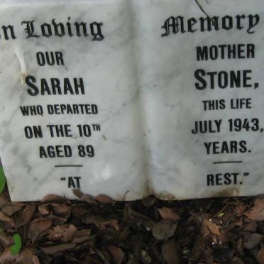 STONE Sarah -1943