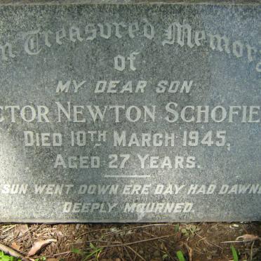 SCHOFIELD Victor Newton -1945