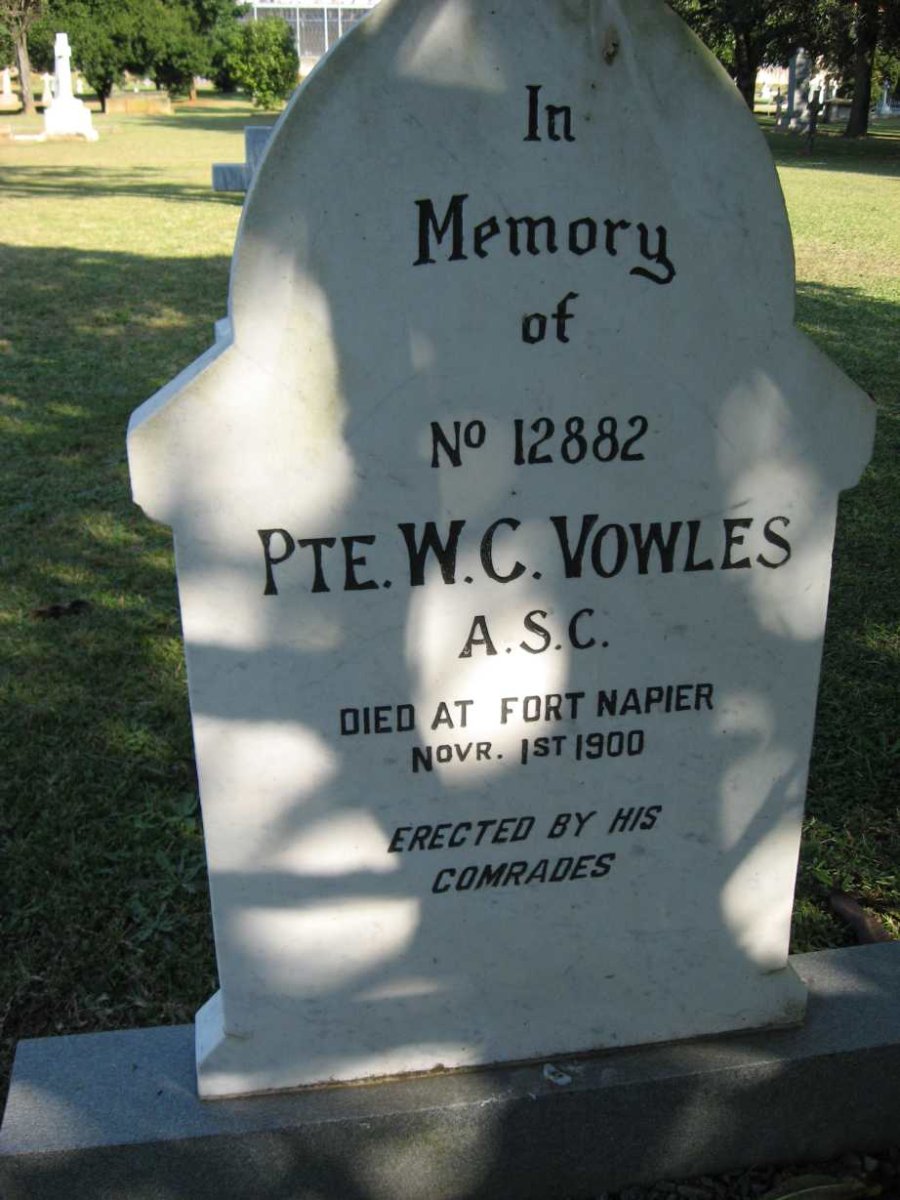 VOWLES W.C. -1900