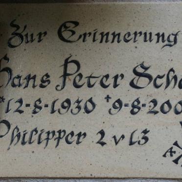 SCHÃRF Hans Peter 1930-2006