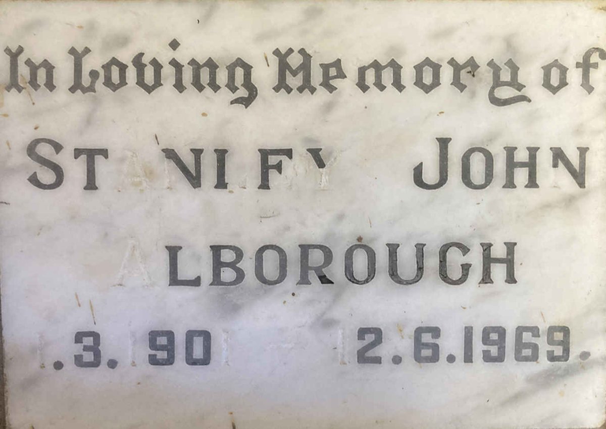 ALBOROUGH Stanley John 1901-1969