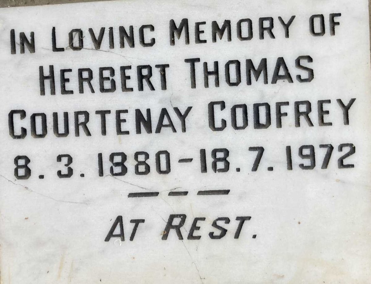 GODFREY Herbert Thomas Courtenay 1880-1972