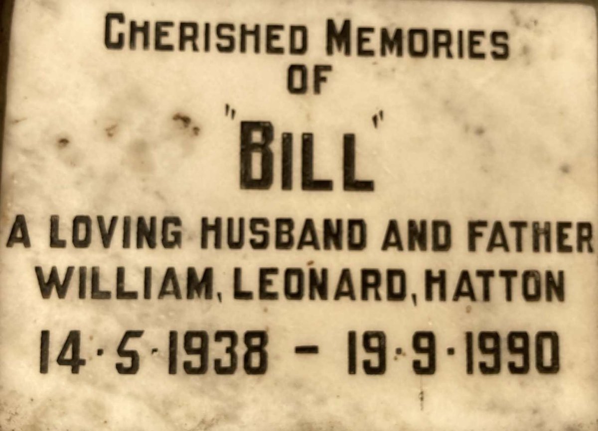 HATTON William Leonard 1938-1990