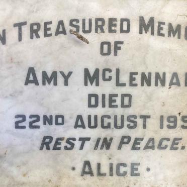 McLENNAN Amy -1959
