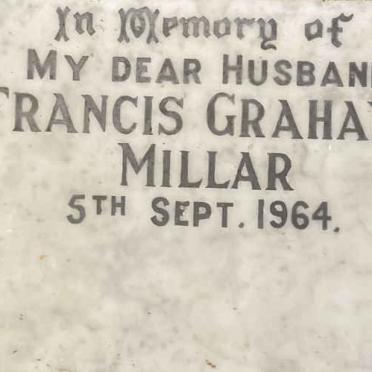 MILLAR Francis Grahame -1964