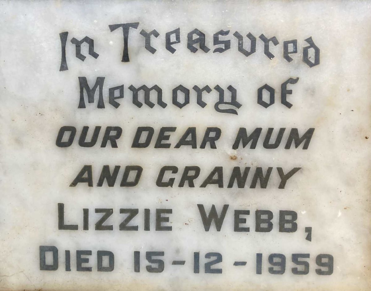 WEBB Lizzie -1959
