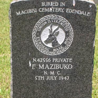 MAZIBUKO F. -1947