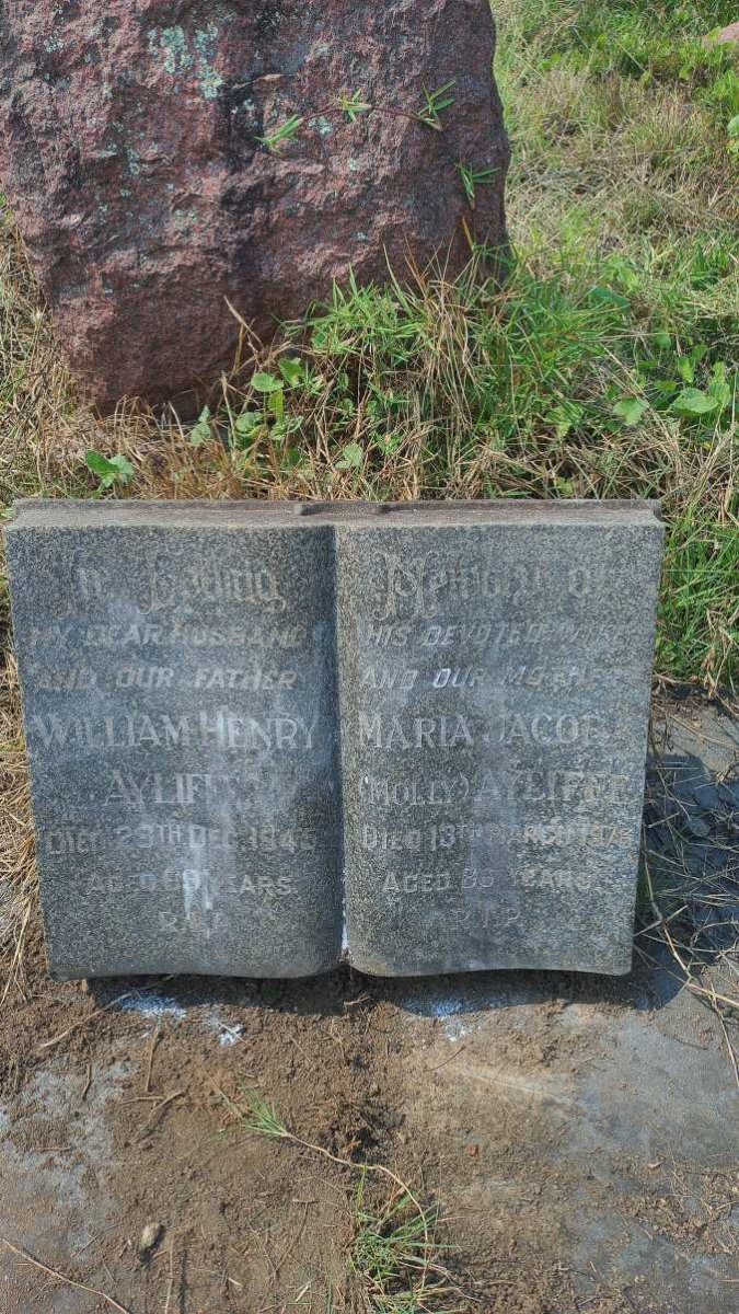 AYLIFFE William Henry -1945 & Maria Jacoba -1976